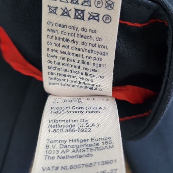 New without tag Tommy Hilfiger pants size 00 low waist Blue - Picture 4 of 8